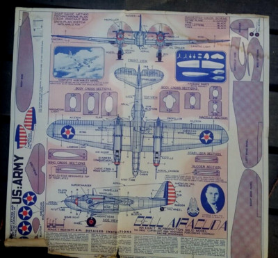 1939 Bell Aircuda Exact Scale Model - Whitman Publishing - Instructions