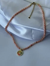 Red Chalcedony  Necklace