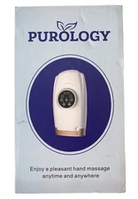 Purology Hand Massager Cordless Heated Compression Therapy 6 Pressure Levels