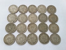 King George VI Silver Threepence 1937-1944 Choose your year