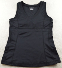 Tek Gear black athletic workout sleeveless shirt women's MED