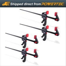 POWERTEC 71788 Quick Release Bar Clamps Set, 2pc 24 inch & 2pc 36 inch bar clamp