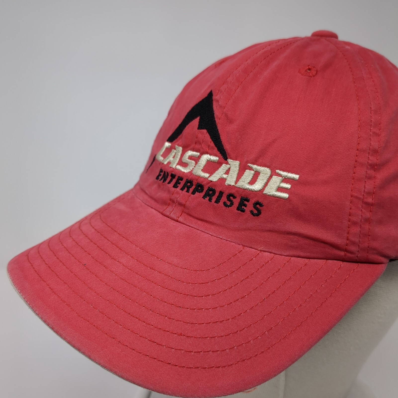 Cascade Enterprises Strapback Hat Red One Size 6 … - image 4