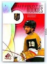 2024-25 Upper Deck SP Game Used - Brendan Brisson - Authentic Rookies Red #259