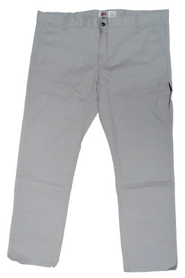NEU Übergröße Herren Stretch Jeans Hose in kitt hell grau eine Beintasche Gr. 62