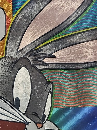 Bugs Bunny "What's Up Doc?" Foil Art Print Looney Tunes - Picture 3 of 8