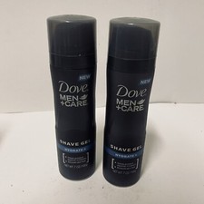 Dove Men Care Shave Gel Hydrate Plus 7 Oz Lot Of 2