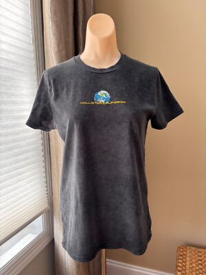 Womens Hollister California  Beyond Space  100% Cotton Gray T Shirt Size XS EUC