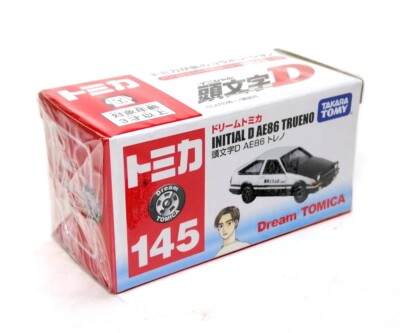 TOMICA DREAM 145 Initial D TOYOTA AE86 Trueno 1/61 TOMY Diecast