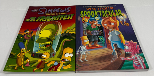 The Simpsons Treehouse of Horror Comic Book Lot (2) - Bongo Comics - VG