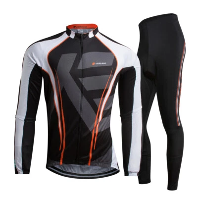 ZEROBIKE Herren Radfahren Jacke Radtrikot Fahrradtrikot & Fahrradhose Langarm L010