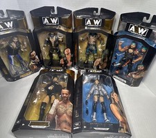 AEW CM Punk, Luchasaurus,Matt Jackson, Adam Page, Ortiz & Britt Baker Figure Lot