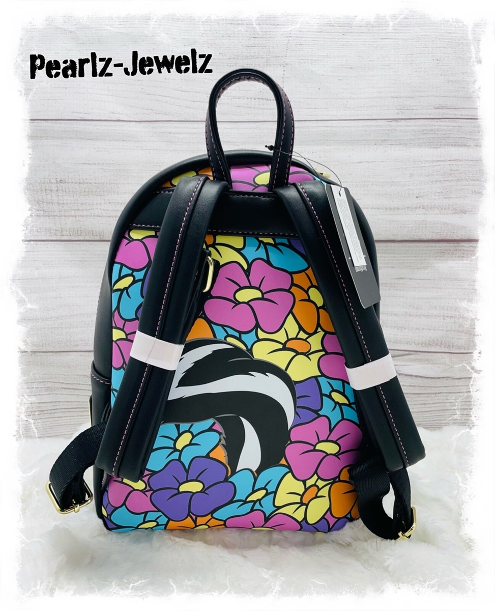 Loungefly Disney Bambi Flower Skunk in Flowers Mini Backpack  display picture 1