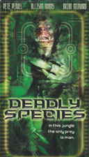 Deadly Species VHS Very Good pete penuel alison adams