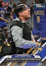 2024-25 BOWMAN U NOW CARD McNEESE STATE AMIR "AURA" KHAN #90 RALLYS THE TEAM