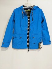 Trespass Jacket Tp75 Adriana Jacket Blue Waterproof Windproof Women's Size Xxs