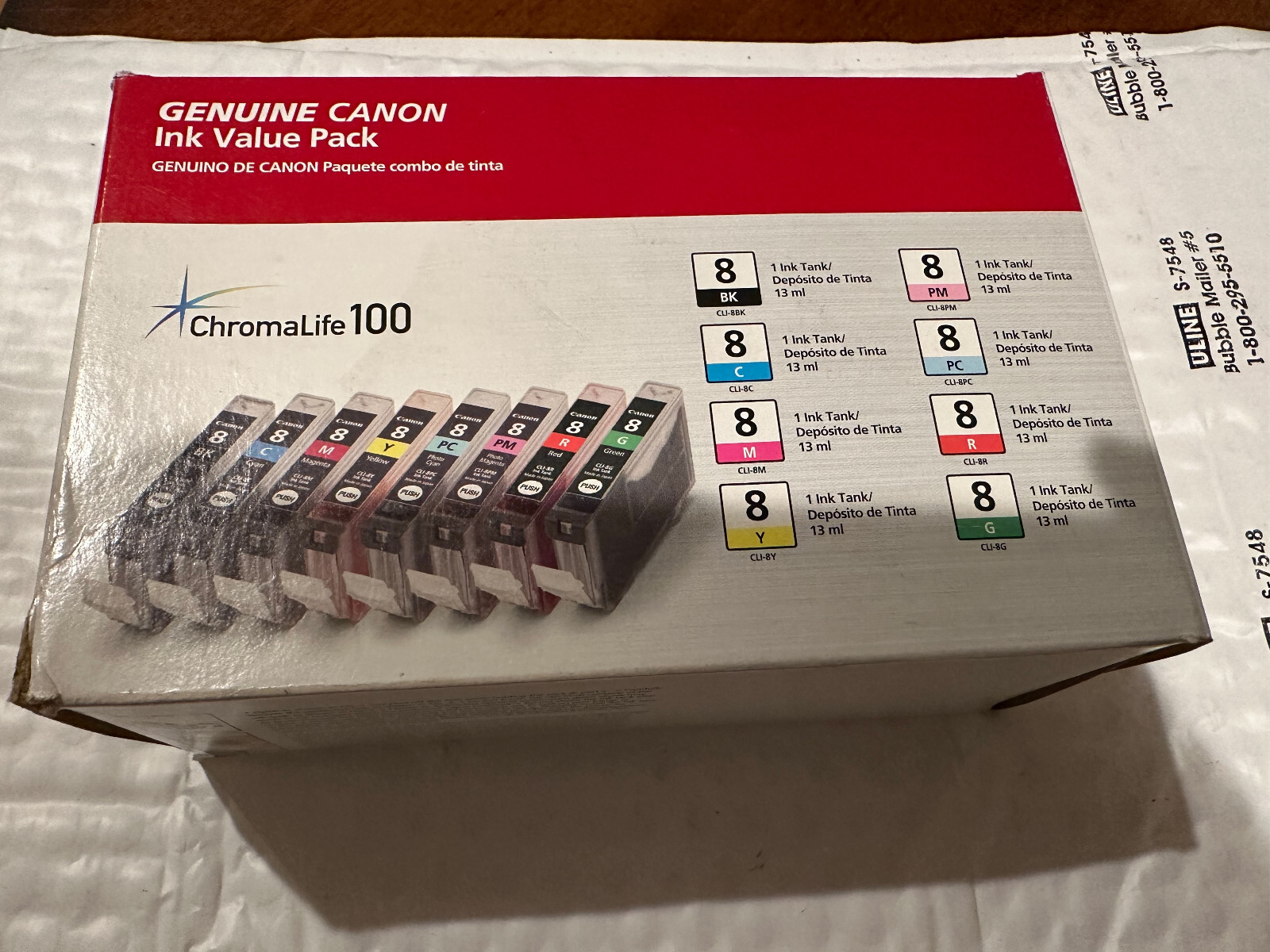 Canon CLI8 8Colors Multi Pack Ink Kit for PIXMA Pro9000, Pro9000 Mark II 750845833850 eBay