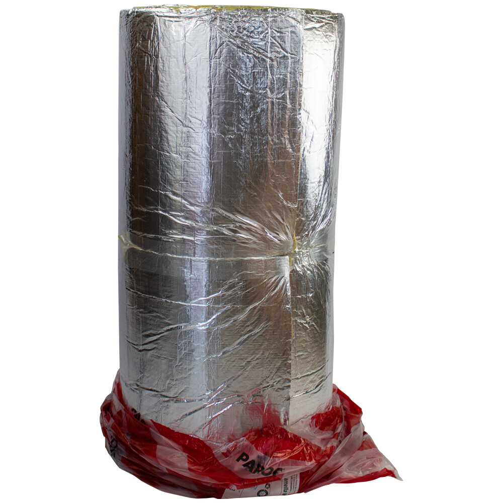 Paroc HVAC Lamella Mat Alucoat 20mm/5m² Lamellenmatte alukaschierte Steinmatte Paroc HVAC Lamella Mat Alucoat 20mm/5m² Lamellenmatte alukaschierte Steinmatte