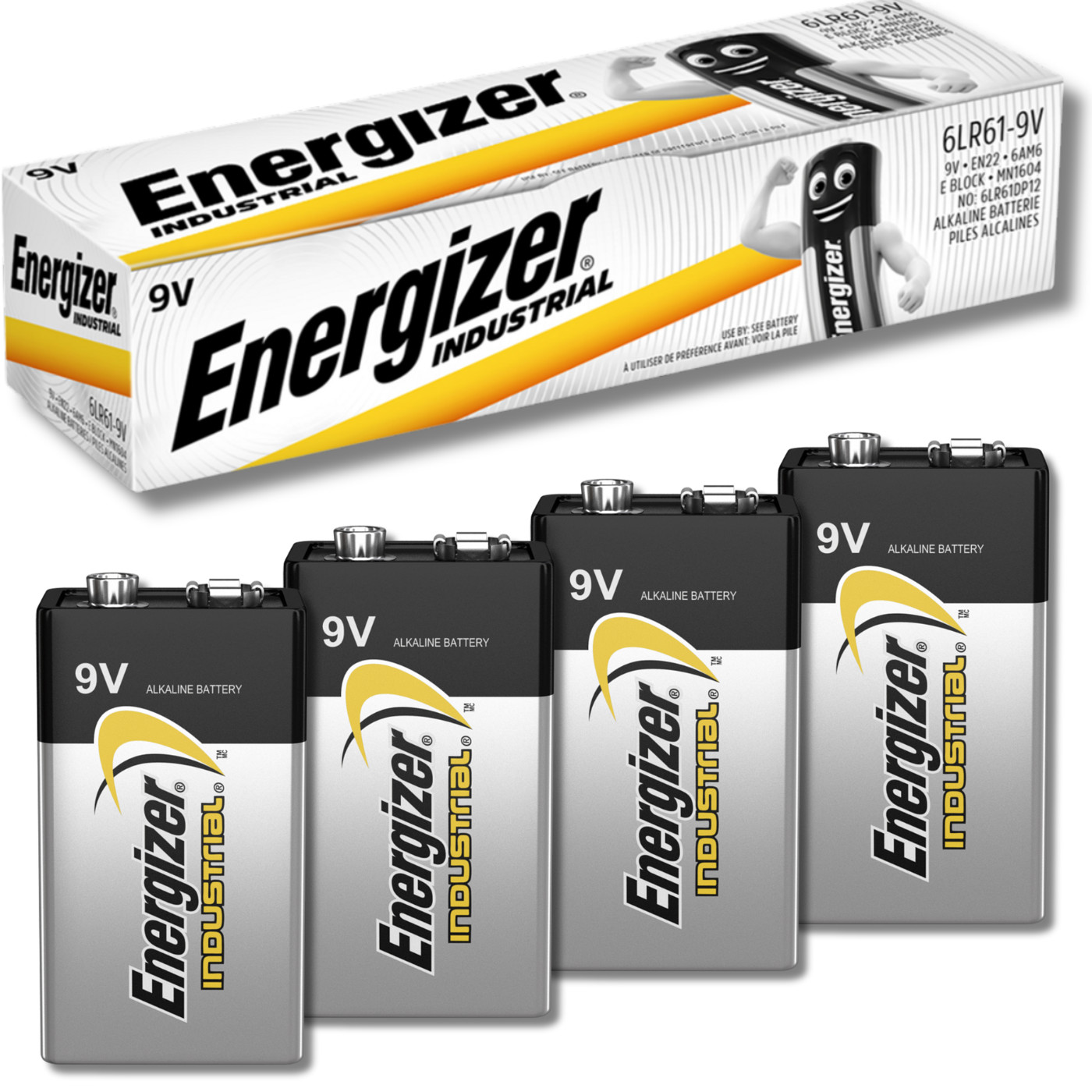 Energizer 9V Industrial Batteries Pack Of 12 ENGIND9V - Image 22