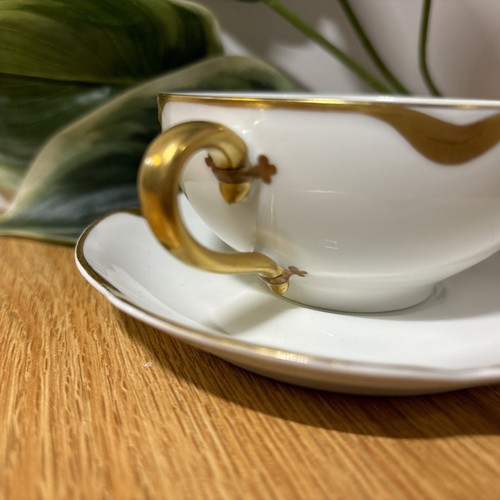 Haviland France Limoges Silver Anniversary Cup & Saucer 1a No Chips Or Cracks - Picture 3 of 8