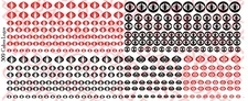1/18 Custom GI Joe Cobra Logo Waterslide Decals for Action Figures