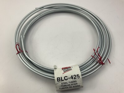AGS BLC-425 Steel Brake Line Tubing Coil 1/4'' X 25 Feet
