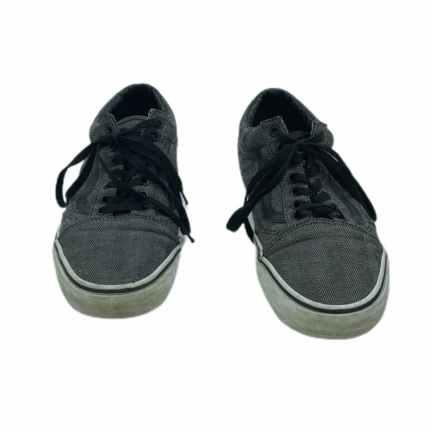 Vans Off The Wall Gray Grey Herringbone Sneakers Men's Size 12 721454