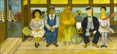 FRIDA KAHLO Poster or Rolled Canvas Print ''The Bus''