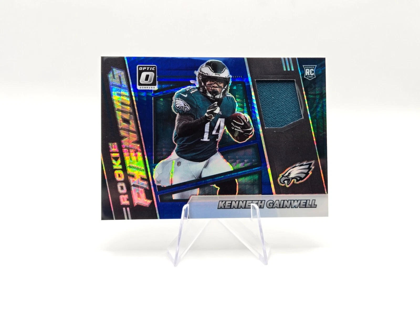 Kenneth Gainwell Panini Donruss Optic Rookie Phenoms Horizontal Memorabilia #RPH39 Gold Vinyl 1/1