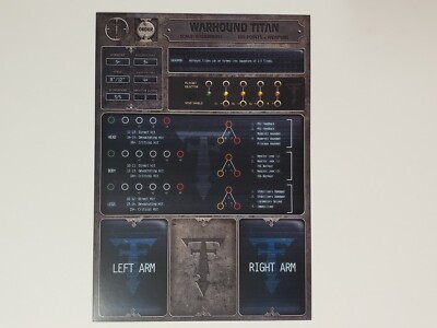 Warhound Scout Titan Command Terminal from the Starter Box Adeptus Titanicus, GW