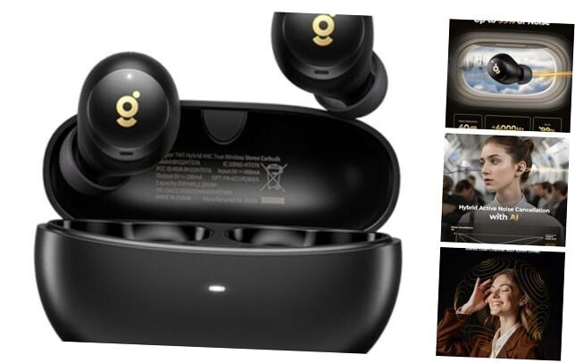 Bluetooth 5.4 Wireless Earbuds with Hybrid Active Noise Cancelling-image