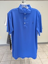 NWT MEN'S TURTLESON POLO, SIZE: S, COLOR: BLUE M6 