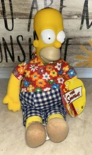 Vivid Imaginations 1998 The Simpsons Homer Simpson Vacation Wear Doll Age 3+ 