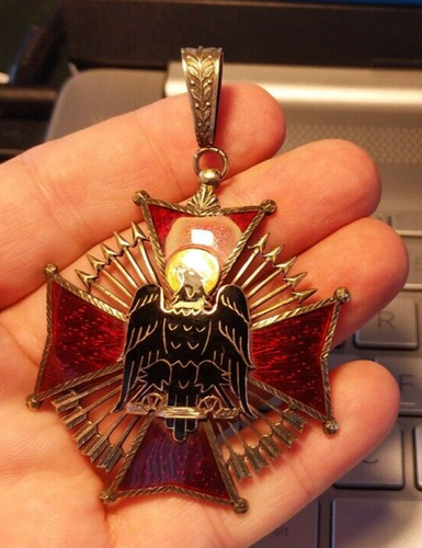 spain militar order - ORDER OF CISNEROS 1944 by: general franco - VERY RARE!!!!! - Picture 2 of 5