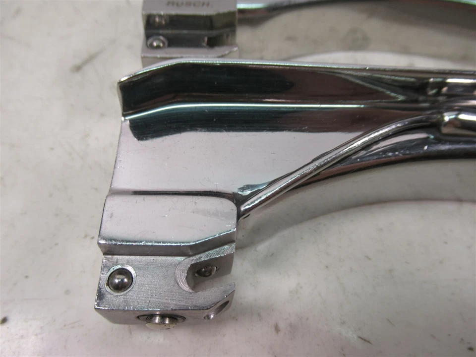 Hojas de laringoscopio Rusch Macintosh Mac 2, 3 y 4 fibra óptica de acero inoxidable  Foto 2 de 4