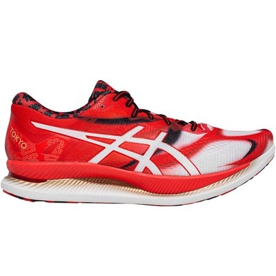 ASICS GlideRide Tokyo Mens Running Shoes 10.5 White Classic Red 1011A953 NEW