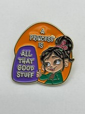 Prendedor Wreck It Ralph Disney Vanellope A Princess Is All That Good Stuff G7