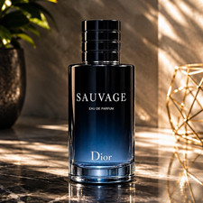 Dior Sauvage Eau de Parfum Spray Men's Fragrance, Regular Size 3.4 fl oz
