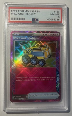 Precious Trolley 185/191 Sv08: Surging Sparks PSA 8 Graded
