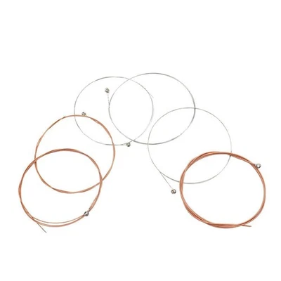 Jeu De 6 Cordes De Guitare Durables Pour Accessoire De Guitare Acoustique - Photo 1/4
