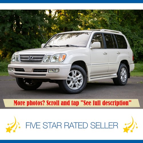 2003 LEXUS Lx 470 470 Low 154k Mi 3rd Row DVD Navi Serviced CARFAX WE SHIP LX470