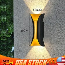 Modern LED Up Down Wall Light Sconce Lamp Fixture Outdoor Indoor Waterproof