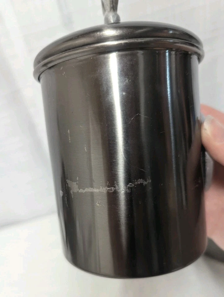 Old Dutch International ODI Fleur de Lis Metal Canister Set of 3 - Image 4 of 4