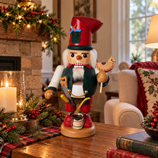 Vintage Richard Glasser RG Toy Maker Nutcracker 14" Erzgebirge Wood