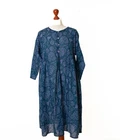 GUDRUN SJODEN Womens Blue Floral Dress Size S 13355
