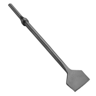 Phyxlyn 2'' Wide 18'' Long Pneumatic Air Chisel Bit, 0.401 Inch Shank, X 
