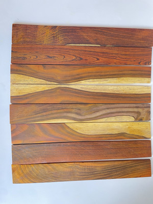 Cocobolo guitar fingerboard Or Fretboard Blank - Hardwood FOR DIY PROJECTS