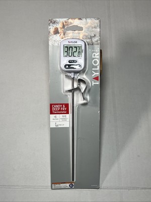 Taylor Programmable Digital Candy and Deep Fry Thermometer with Green Light