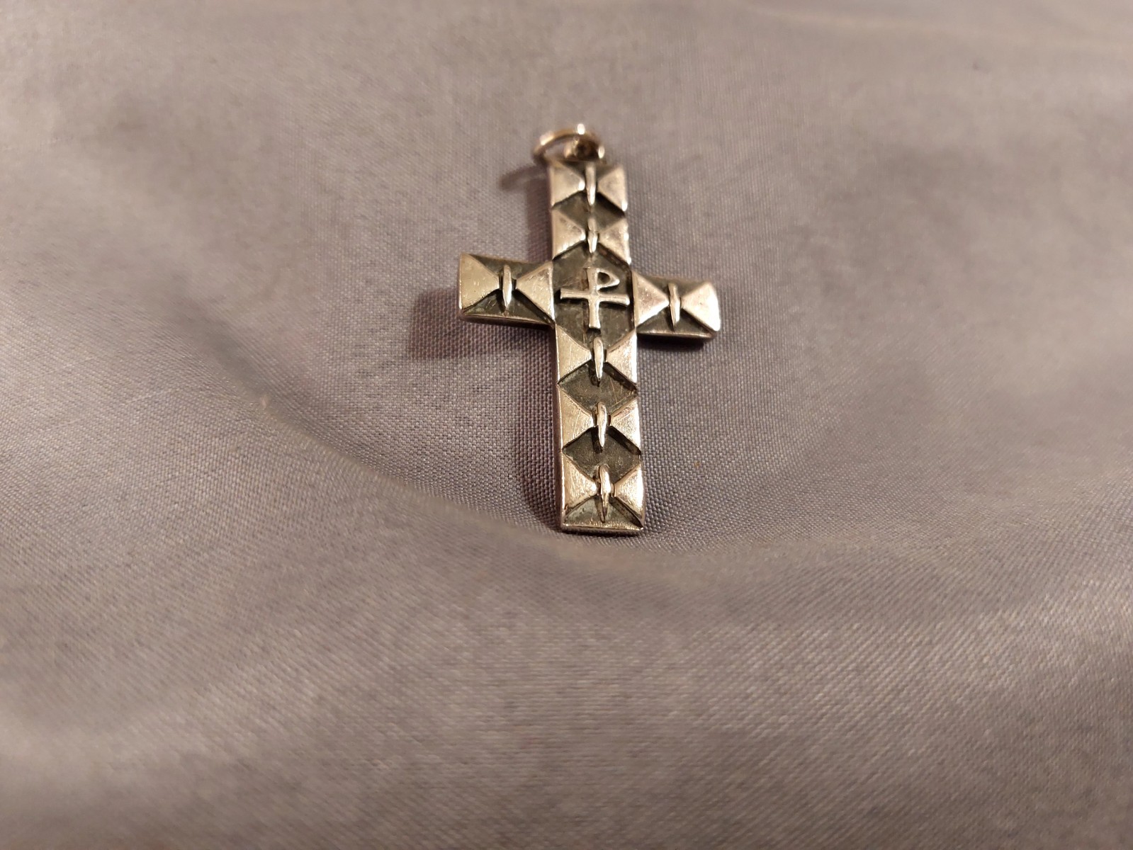 Rare James Avery Sterling Silver Staurogram Cross Pen… - Gem