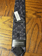 NWT Vintage Paco Rabanne Paris Silk Tie 1990s Sears Original RN91602 Made in USA